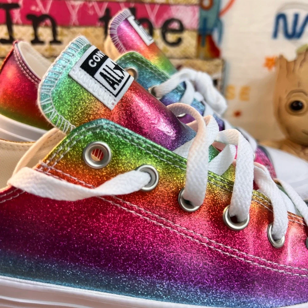 CONVERSE CTAS OX WHITE/PINK/EGRET - Picture 9 of 14